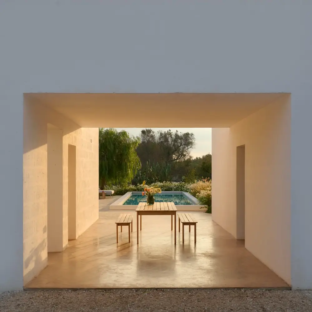 Utebord i Teak Assemble