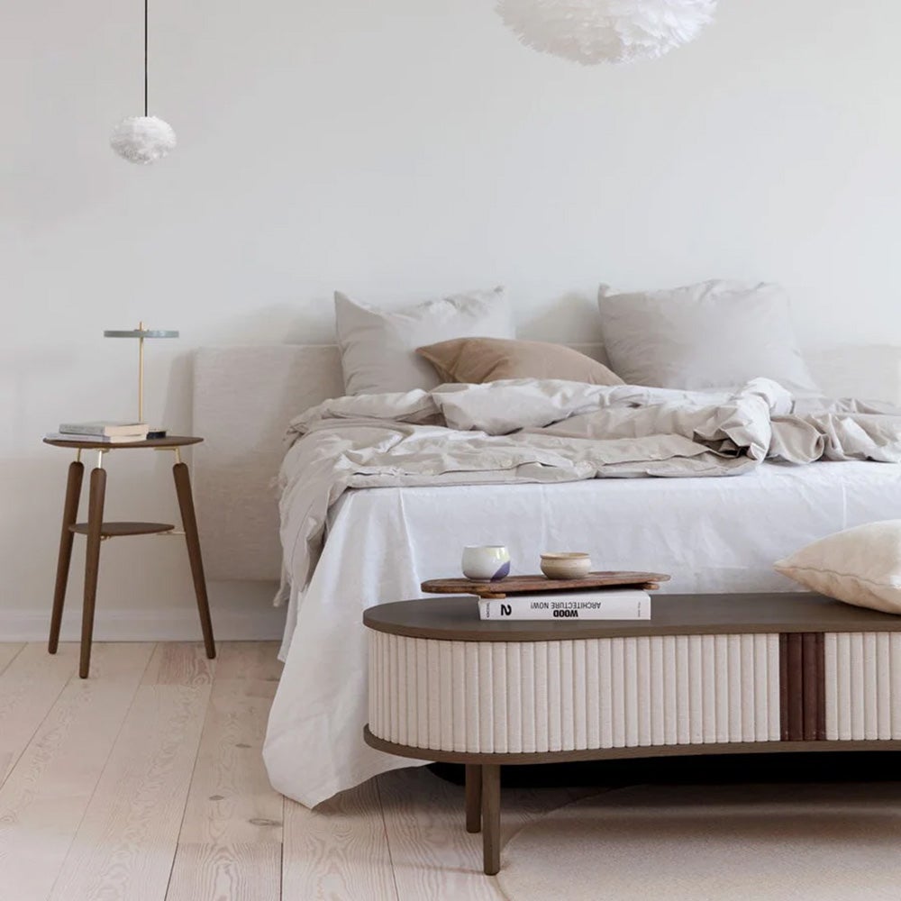 Audacious TV-bänk Mörk Ek/White Sands