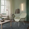 Fiber Soft Lounge Armchair Tube Base - Ecriture 240 Grey