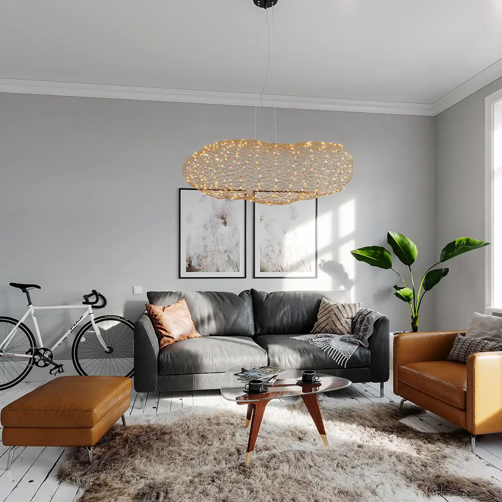 Hayden Taklampa L115cm Guld