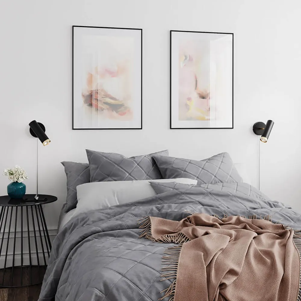 Puls Vägglampa svart