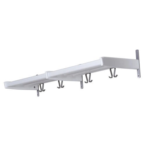 Meja Hatthylla 115 cm Vitlackad Björk