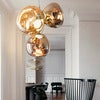 Melt Chandelier Small takkrona Gold LED