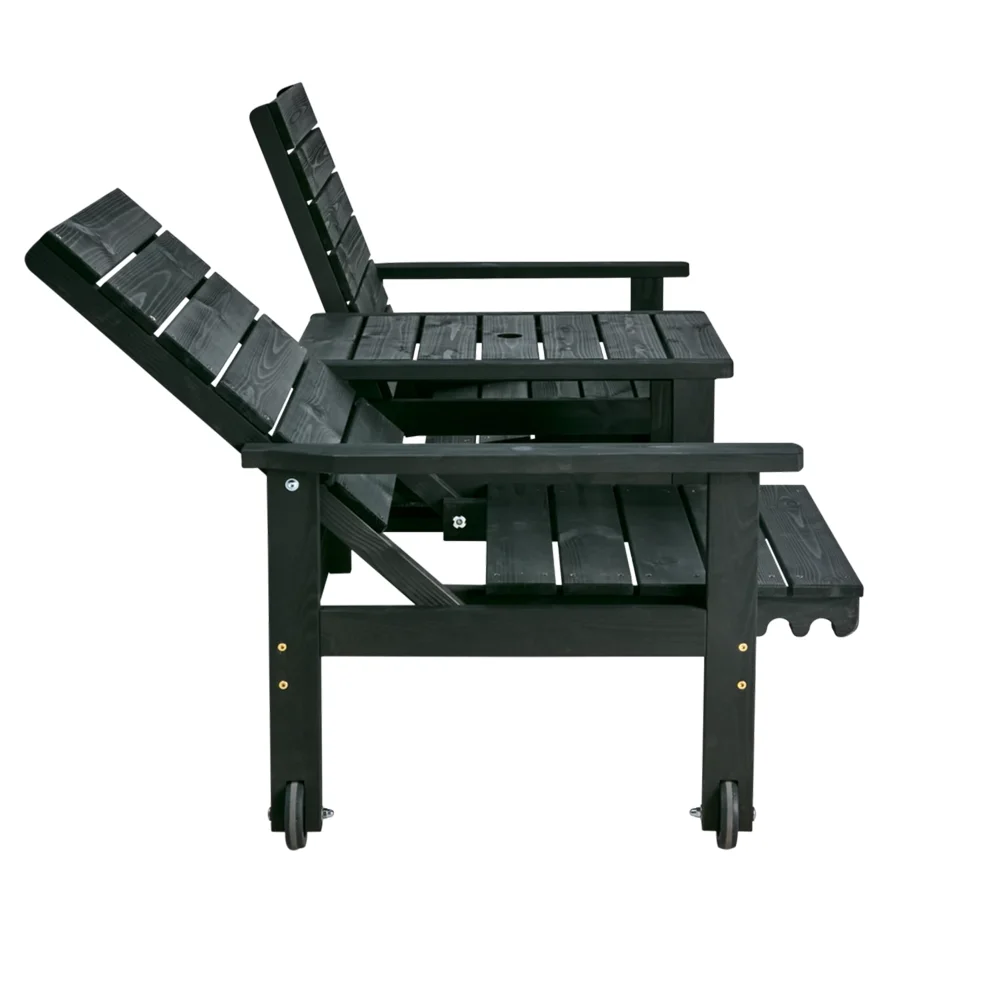 DU o JA 2-sitssoffa Svart 