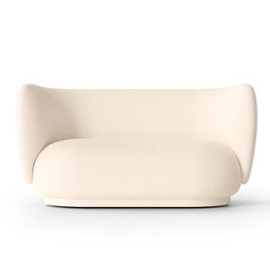 Rico 2-sits soffa Wool Boucle - Off-white