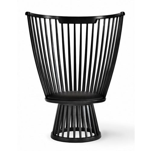 Fan Loungefåtölj Black