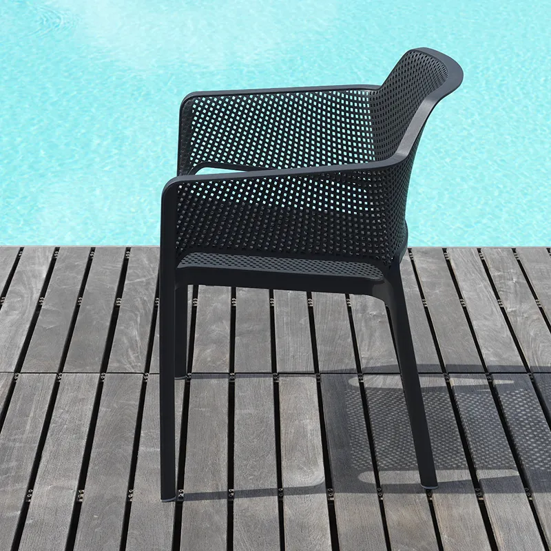 Net karmstol Anthracite