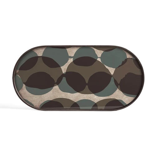 Connected Dots bricka oval M