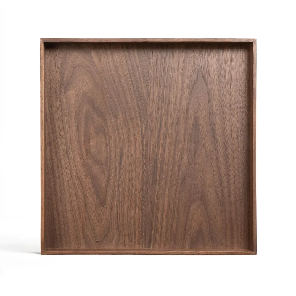 Skrivbordsorganisatör valnöt 33x33 cm