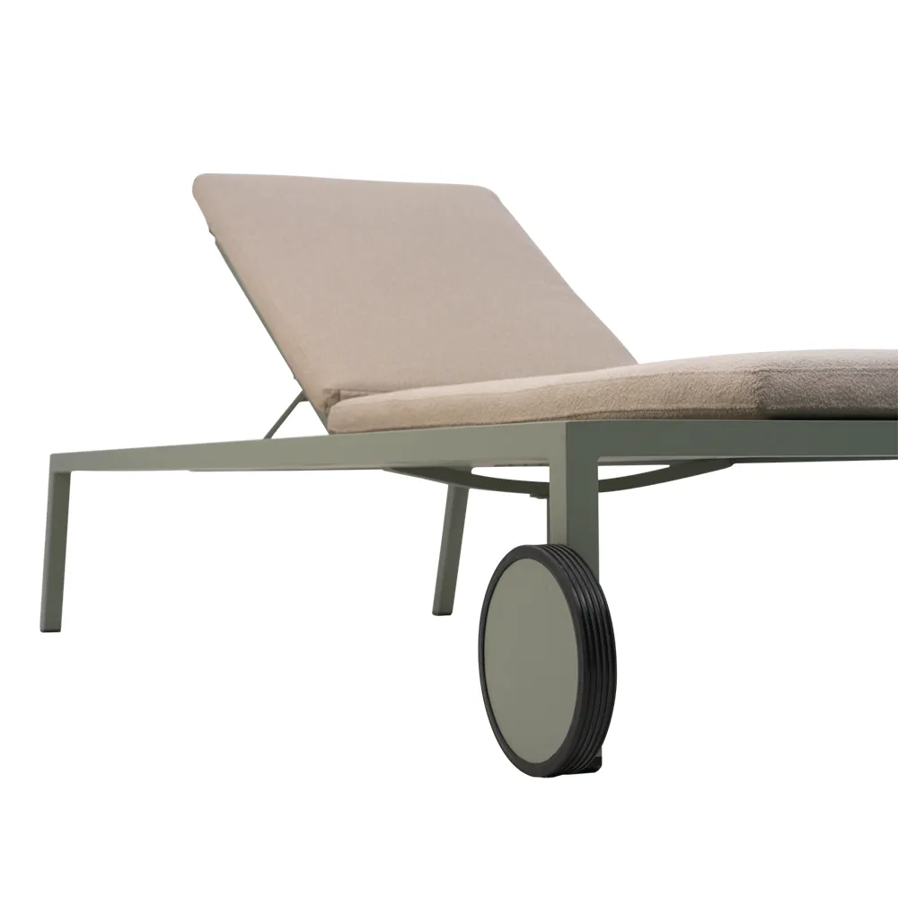 2-pack Samvaro solsäng  Dusty green / Teddy beige