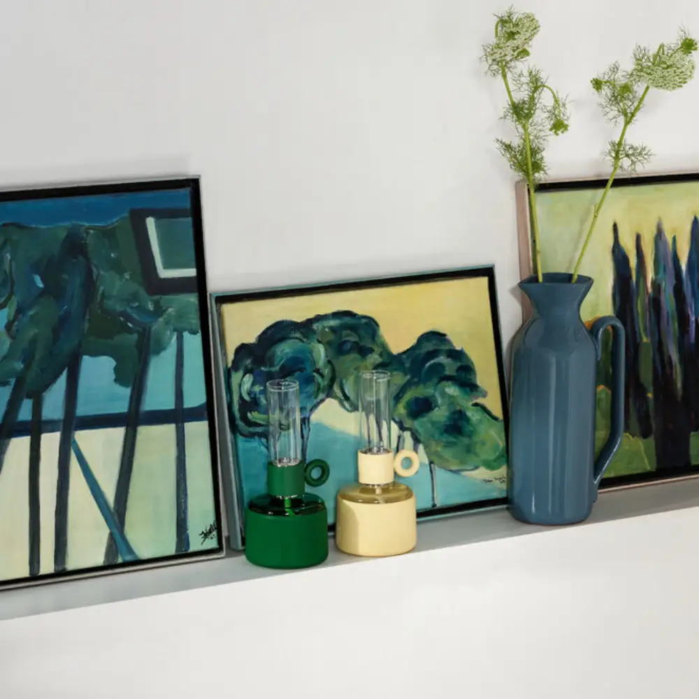 Flamtastique oljelampa XS deep green