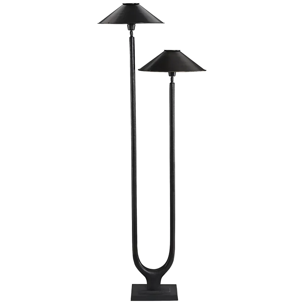 Twin Golvlampa antique bronze