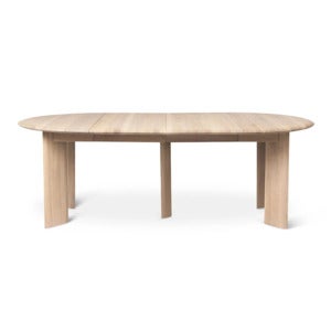 Bevel Matbord 117-217x117 cm - White Oiled Oak