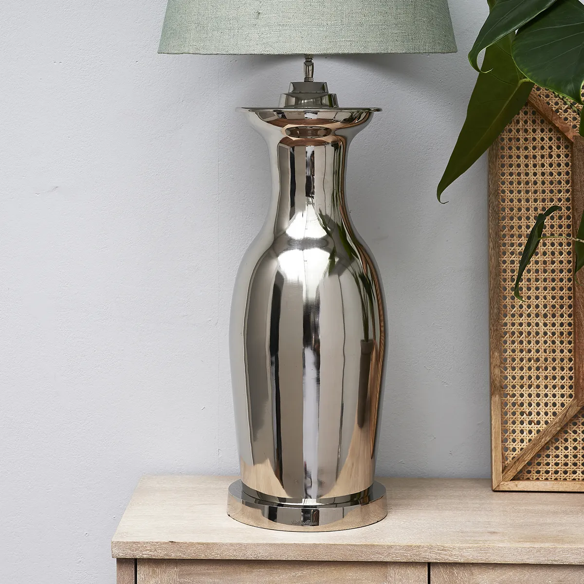 Bordslampa Roger Hotel H65 cm Silver