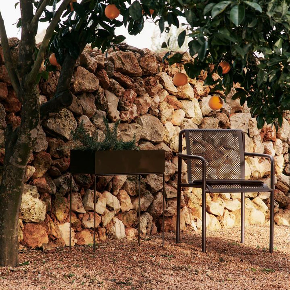 Blomlåda- Mörkbrun