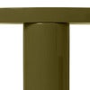 Post Soffbord Ø65 cm - Olive