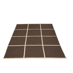 Vävd Matta Criss Dark Brown 180x260 cm
