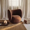 Rico Lounge Fåtölj Rich Velvet - Soft brown