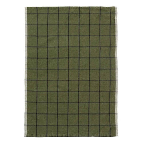 Kökshandduk Hale  Green/Black