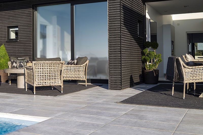 Santa Monica fåtölj i konstrotting