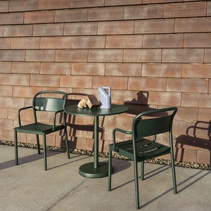 Linear Steel Karmstol - Dark Green 