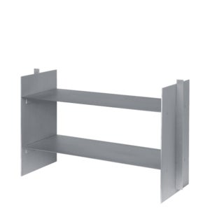 Lager låg hylla- Aluminium