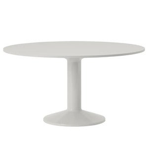 Midst matbord 140 cm - Grey Linoleum Grey