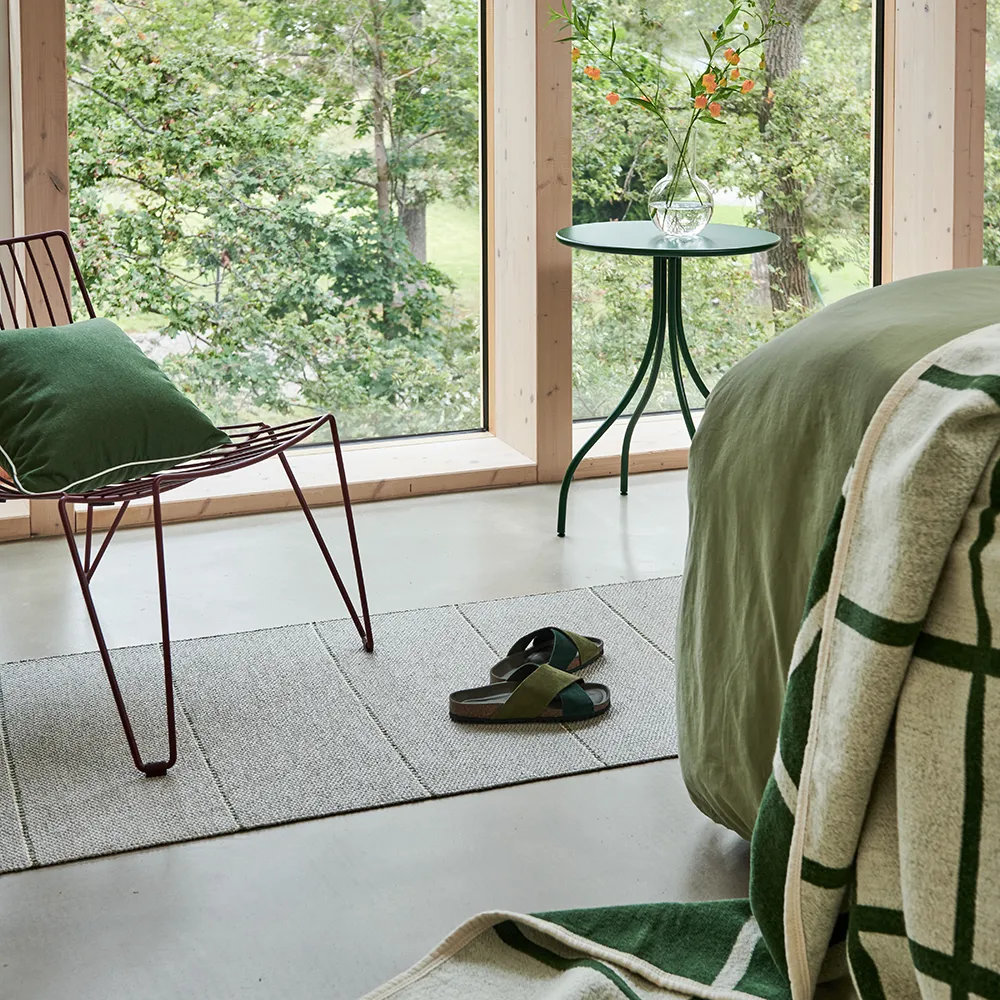 Lea matta Linen/Pine/Vanilla 70 x 150 cm