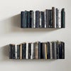 U shelf 70x15 cm ek/svart metall