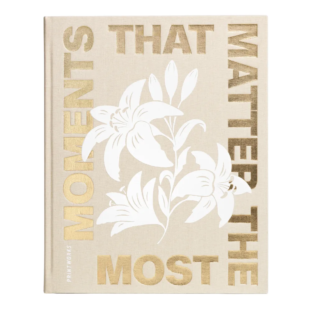 Fotoalbum - Moments that Matters the Most Beige