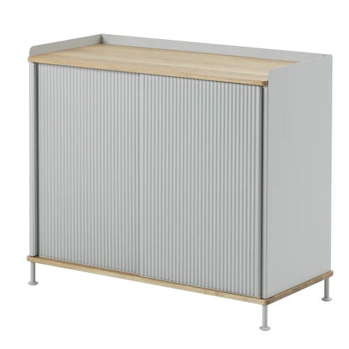 Enfold Sideboard 100 x 45 cm  - Oiled oak Grey