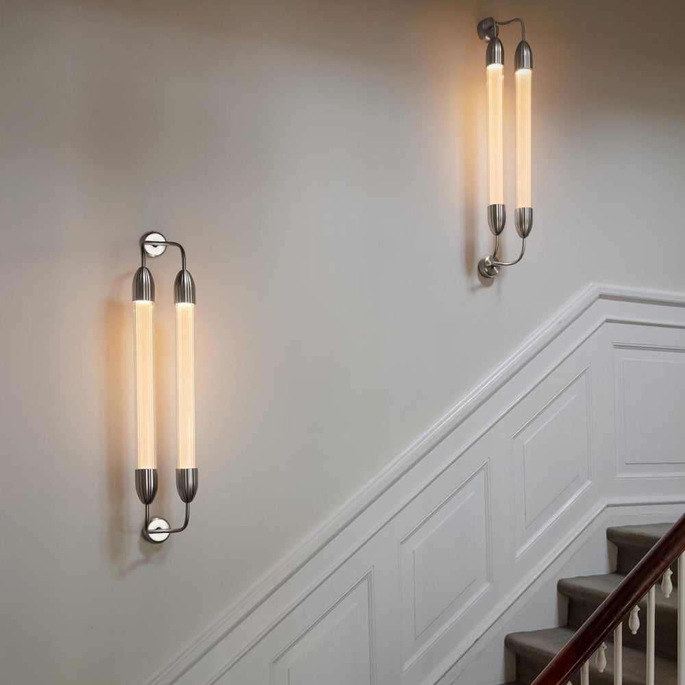 Lemon Squeeze vegglampe dobbel 94 cm stål