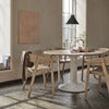 Midst matbord 120 cm - Oiled Oak Grey