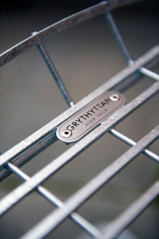 Bord High Tech 60 Vit Laminat / Varmförzinkat Stativ