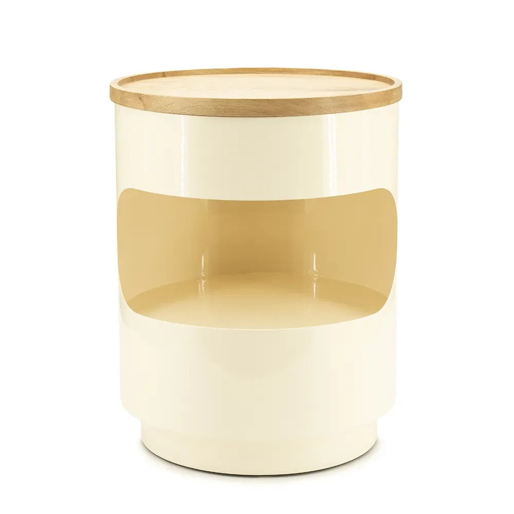 Tondo sidobord 37 cm beige