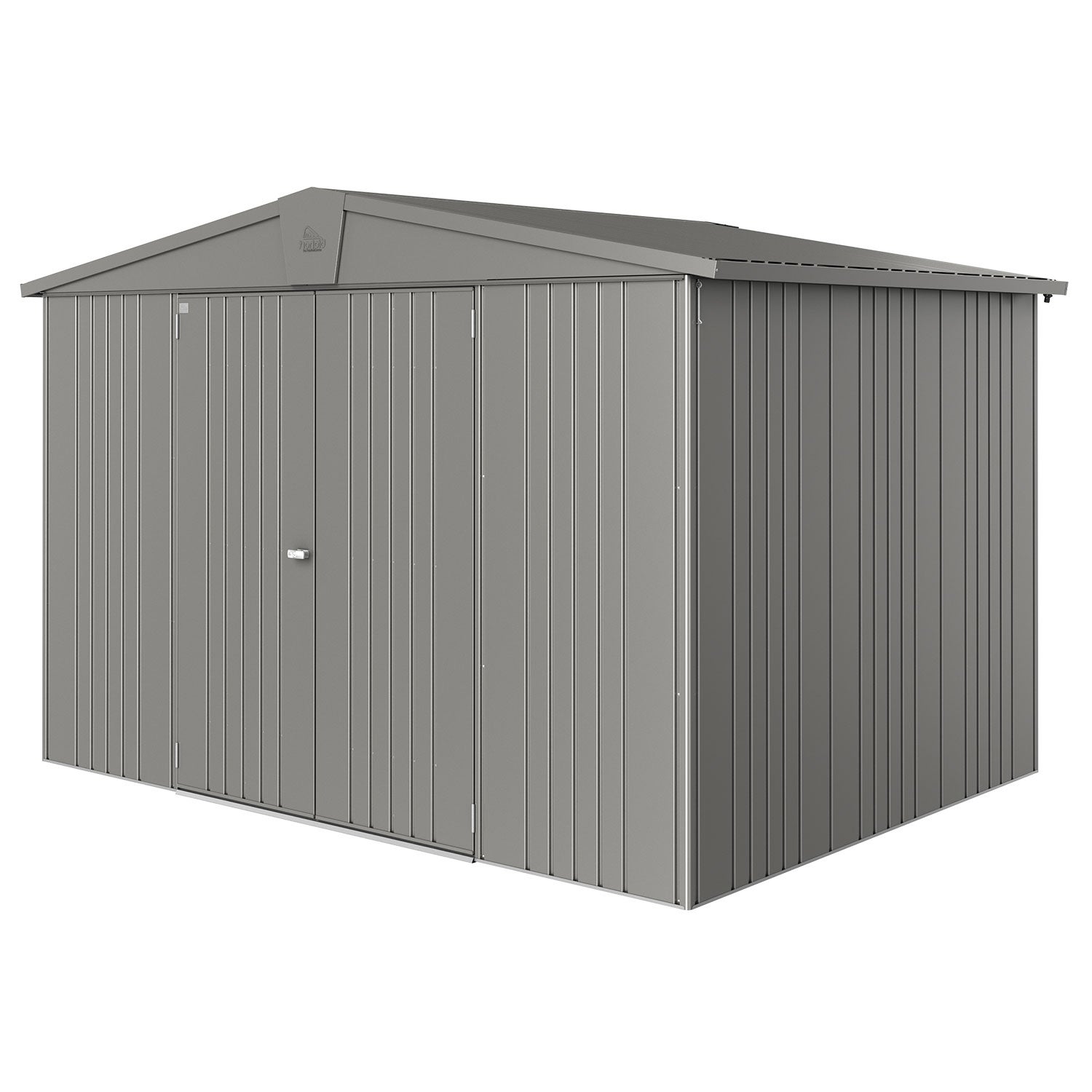 Europa Trädgårdsskjul storlek 5 metallic kvarts-grå