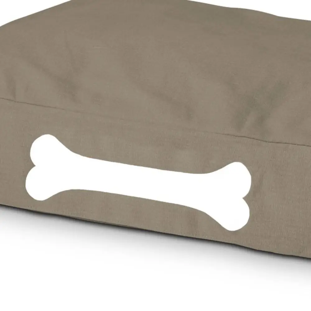 doggielounge S canvas recycled Hundbädd taupe grey