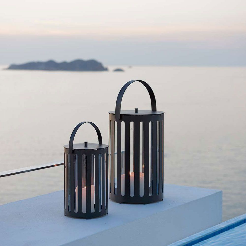 Lighttube ljuslykta Stor Lava Grå 