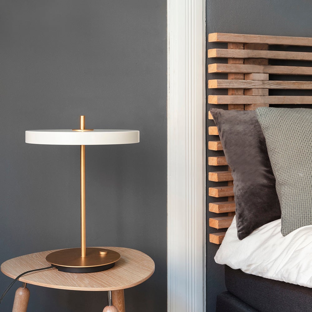 Asteria table Bordslampa Ø31 cm Pearl White