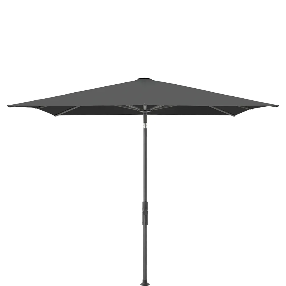 Glatz Twist parasoll 240×240 cm anthracite Kat.5 669 Carbone