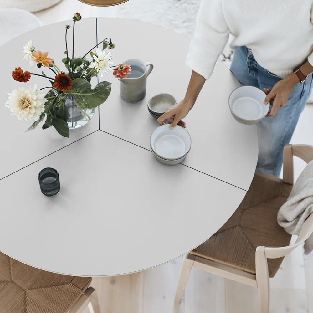 Sm33 Bord Ek Vitolja/Vit Nanolaminat