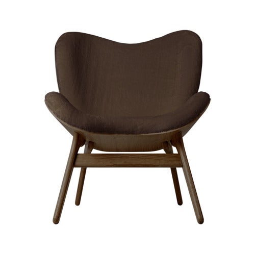 A Conversation Piece Loungestol Dark Oak/Teddy Brown