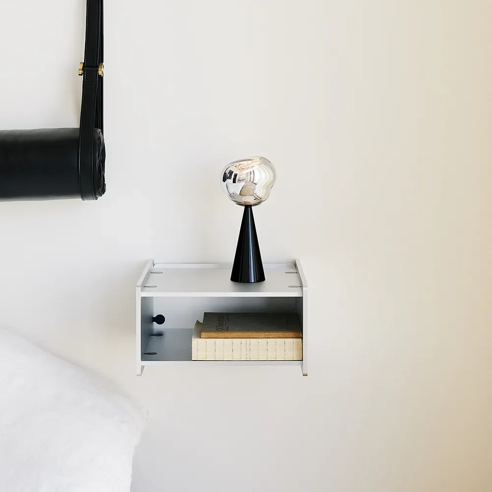 Melt Portabel lampa Black LED