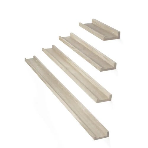 ZITTI Tavelhylla 90 cm vitoljad ek 