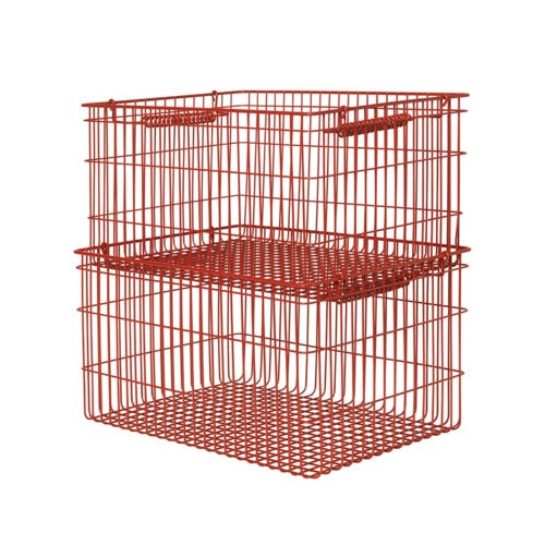 Cala Nätkorg 2-pack - Poppy Red