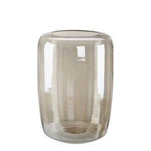 Reef vas i handblåst glas Ø28 cm Smoke Grey