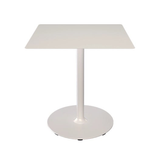 PICO Cafébord 70x70 cm, rund bas Muted white
