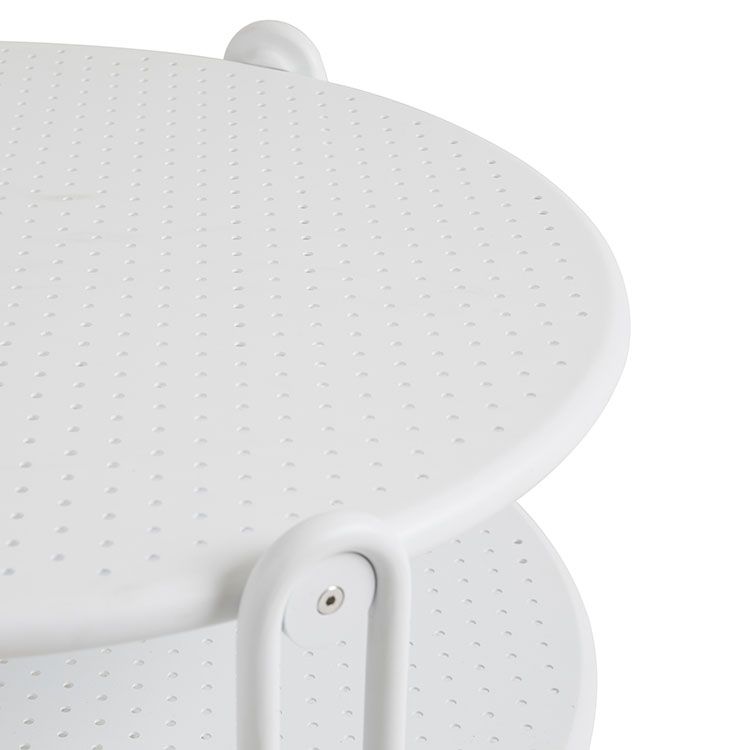 Blixt soffbord 65  cm vitt 