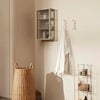 Haze Vägghängt Skåp - Reeded Glass - Cashmere