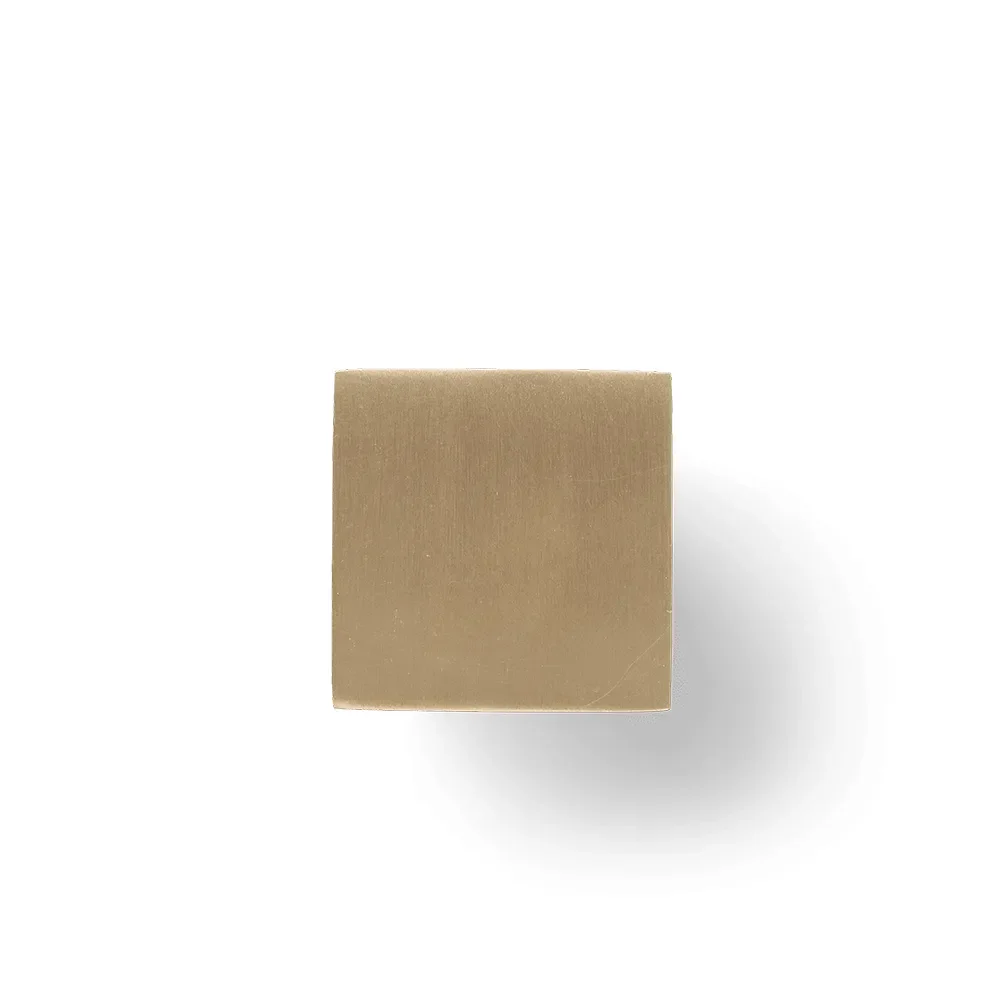 Square Hook - Large - Brass